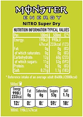 Monster Energy Nitro 12 x 500ml Cans