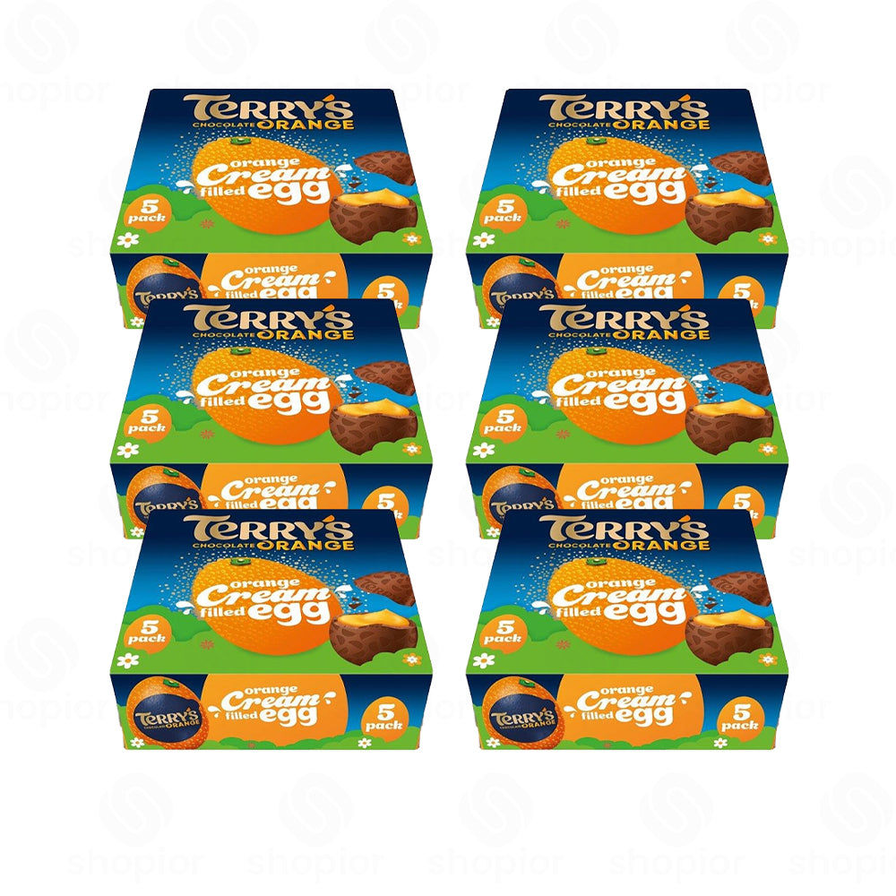 Terry’s Chocolate Orange Cream Filled Easter Eggs Multipack – Milk Chocolate