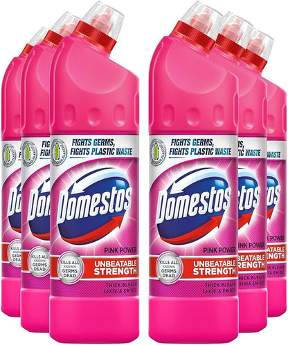Domestos Blue Original Bleach 750ml - Box of 9