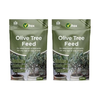 Olive Tree Feed, Suitable For Borders, Pots & Containers, Encourages Healthy Growth, Plant Food, and Garden Products – 900 g (Single Pack)
