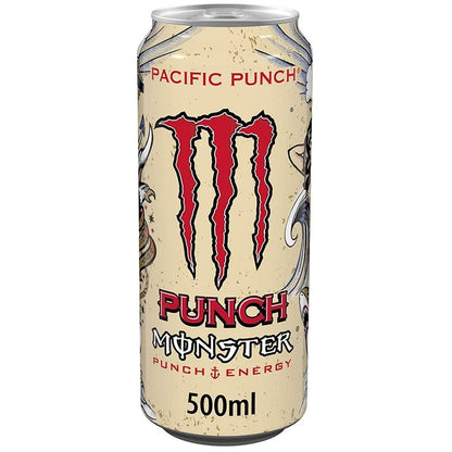Monster Energy Pacific Punch, 12 x 500 ml, disposable box, with a mix of raspberry, guava and cherries