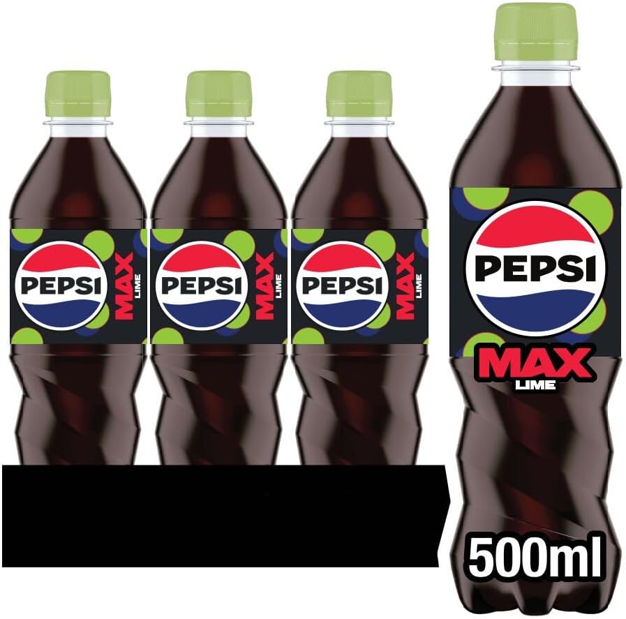 Pepsi Max Lime, 500ml (Pack of 12)