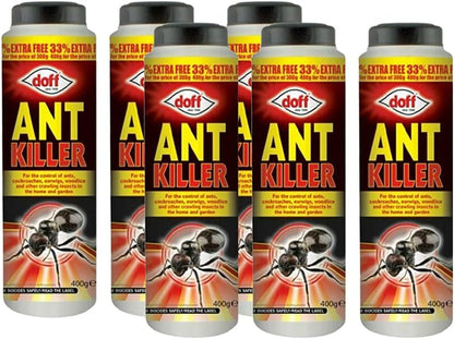 Ant Killer Powder for Indoor and Outdoor Use - Strongest Ant Killer for Lawns, Home, Garden to Kill Ants, Cockroaches, Woodlice, Earwigs and Crawling Insects (Pack of 2)