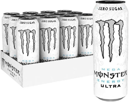 Monster Energy Ultra Rosá sugar-free energy drink, 473 ml (pack of 24).