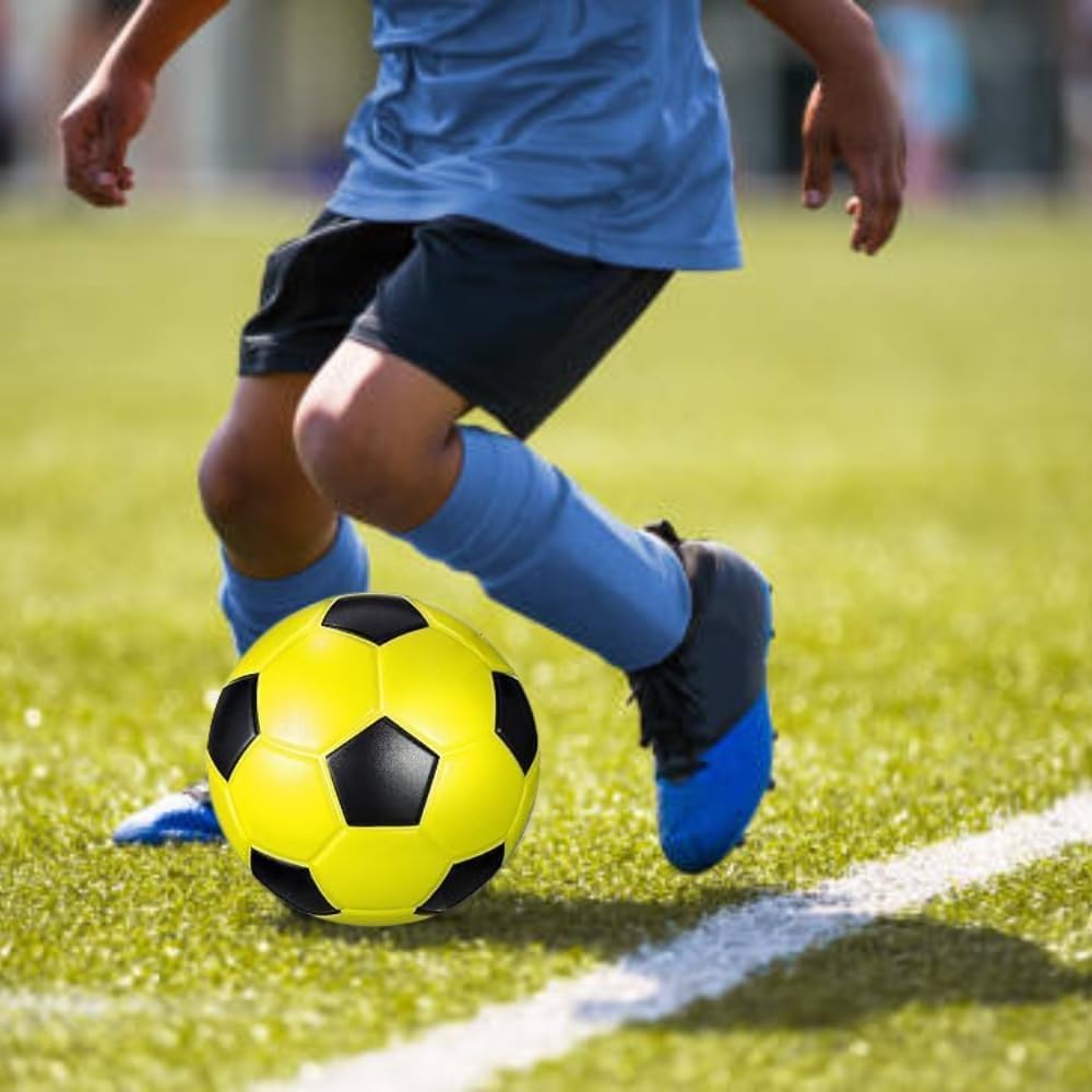 shopior Mini Soccer Ball for Kids & Adults – Soft, Durable Football for Practice, Training & Play – Ideal for Indoor and Outdoor Fun – Compact Size, Multi-Colour Design