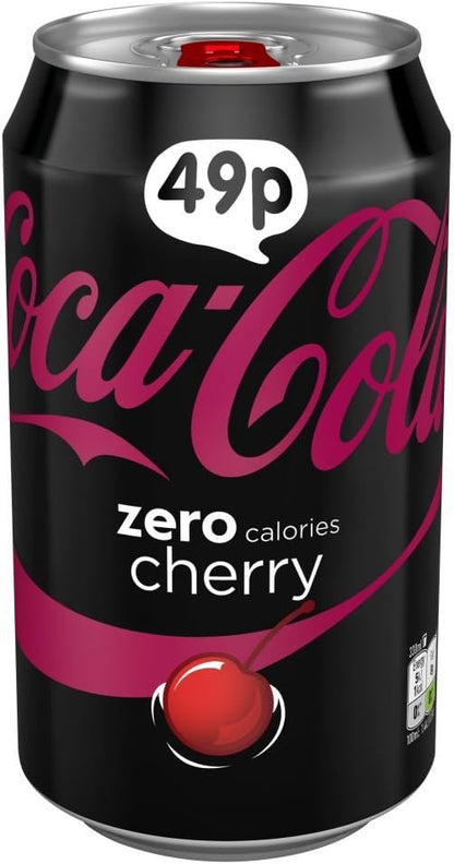 Coca Cola Zero Sugar 24 x 330ml Cans