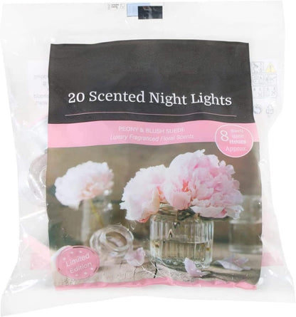 Fresh Scented Unscented Fancy Tealight Candles - Refreshing and Soothing Fragrances | 8 Hour Long Lasting Burn Time | Premium Quality Home Decoration Tealights (Soft Cashmere Cotton TLights)