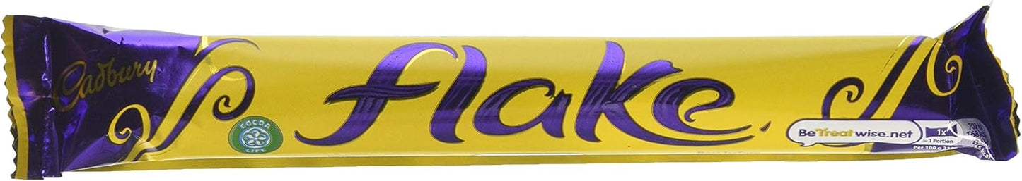 Cadbury Flake 99 Milk Chocolate Bars, Perfect for Ice Creams, Baking and Culinary Use (Box of 144 Bars)