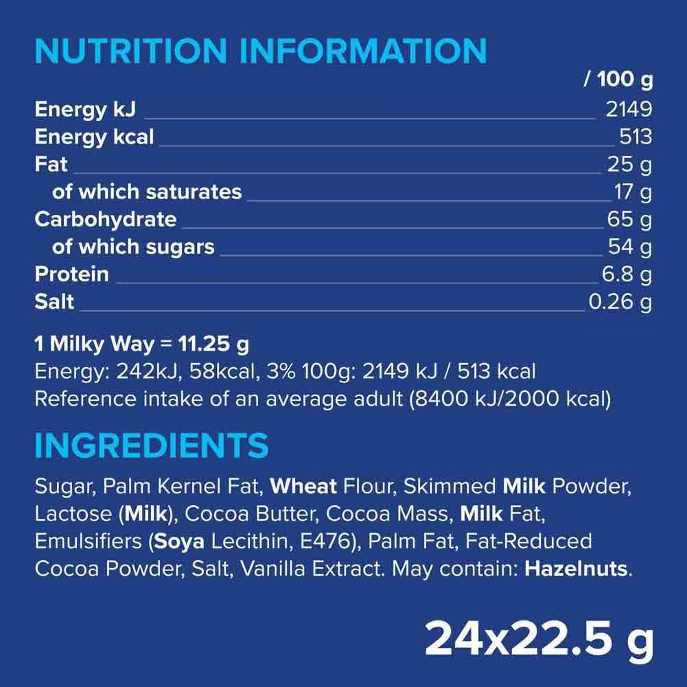 MILKY WAY Crispy Rolls, Milk Chocolate, Biscuit Snack bar, Single 22.5 g (1 x 24 Bars)