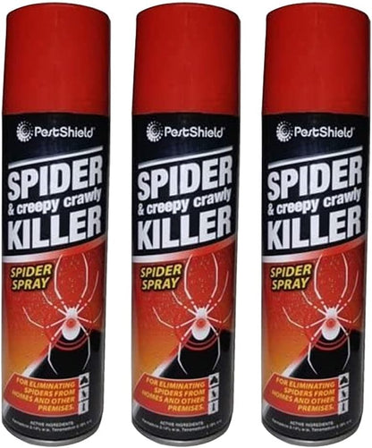 Spider Killer Spray Indoor - Ant, Bug, Flea Treatment for House- Fly Spray Killer/Moth Killer Repel Swats, Mosquitoes, Moths Spray, 200ml (Pack Of 3)
