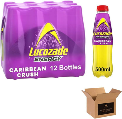 Energy Drink Bottles – Sparkling Glucose Energy Boost Flavoured Drinks – Classic Carbonated Refreshing Drink for Sports, Work, Study & Hydration (380 ml (Pack of 24), Orignal)