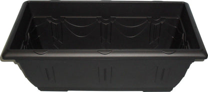 Whitefurze G02064 60cm Venetian Patio Planter - Black