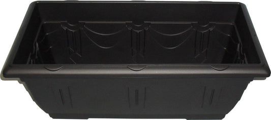 Whitefurze G02064 60cm Venetian Patio Planter - Black