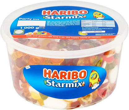 Haribo Starmix Sweets Party Tub, 1kg