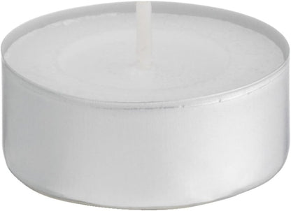 Baltus Pack of 50 Unscented Wax Night Lights Tealights Candles 8 Hour Burn Time