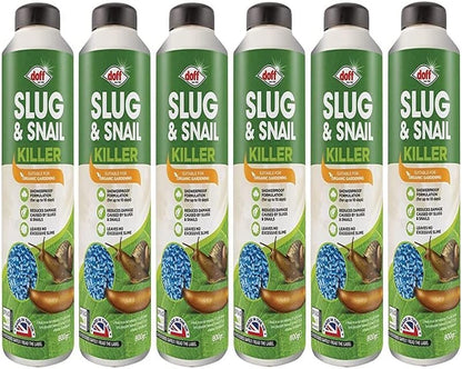 Slug & Snail Killer Max, 800G Powerful Slug Killer Pellets for Protecting Ornamental Plants and Garden Vegetables Snail Repellant Best for Organic Gardening (Pack 0f 2)