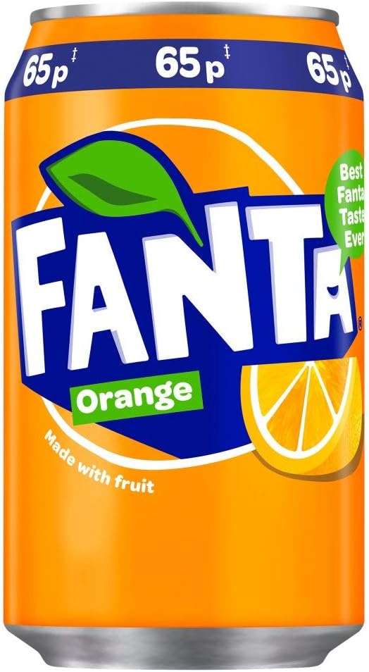 Fanta Can Orange Zero 330 ml (Pack of 24)