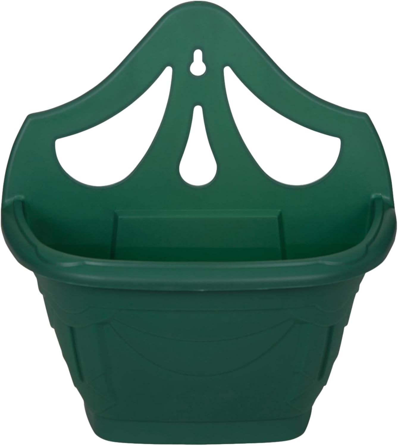Whitefurze G02054 31cm Venetian Wall Planter - Forest Green