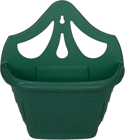 Whitefurze G02054 31cm Venetian Wall Planter - Forest Green