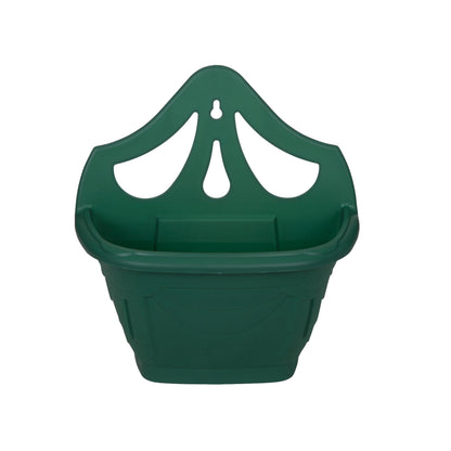 Whitefurze G02054 31cm Venetian Wall Planter - Forest Green