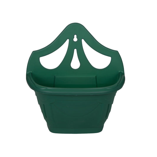 Whitefurze G02054 31cm Venetian Wall Planter - Forest Green