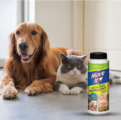 Natural Non-Toxic Cat & Dog Repellent Granules | Effective Indoor & Outdoor Deterrent for Home & Garden | Extra Strong Cat & Dog Protection | 240g (Pack of 6)
