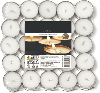 Pride Home & Garden PHG Fresh Scented Tealight Candle 8 Hour Burn Time Long-Lasting Set Fancy Decor Premium Quality (Vanilla and Sandalwood) (PHG-FSTC_8HRS)