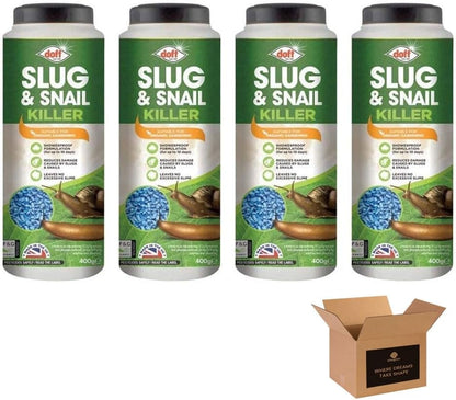 Organic Slug and Snail Control Pellet | All-Natural Slug & Snail Repellent, Eliminator for Indoor Outdoor | Weatherproof Pest Control- Ornamental Plants, Gardens, Fruits, Vegetables 400g (Pack of 1)