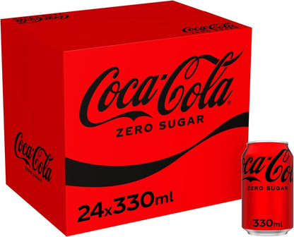 Coca Cola Zero Sugar 24 x 330ml Cans