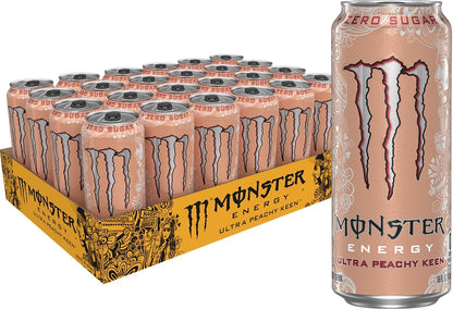 Monster Energy Ultra Rosá sugar-free energy drink, 473 ml (pack of 24).