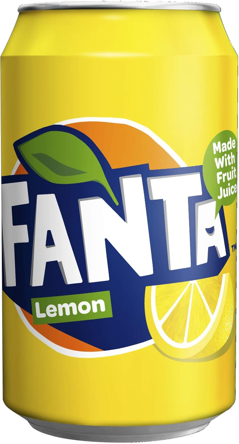 Fanta Lemon 24 x 330ml Cans, 5017726153281