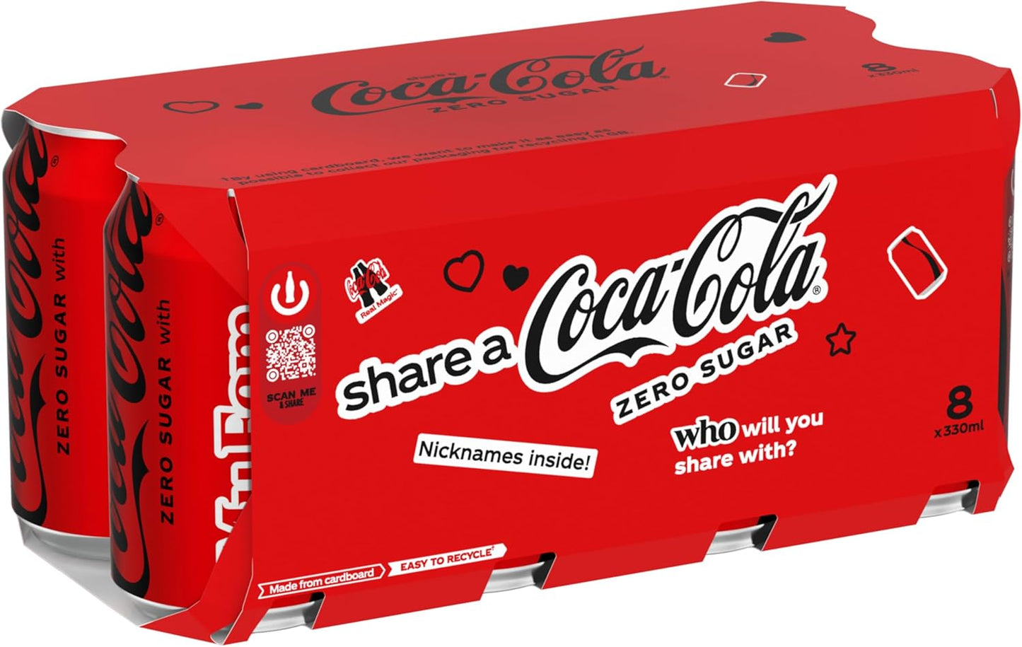 Coca Cola Zero Sugar 24 x 330ml Cans