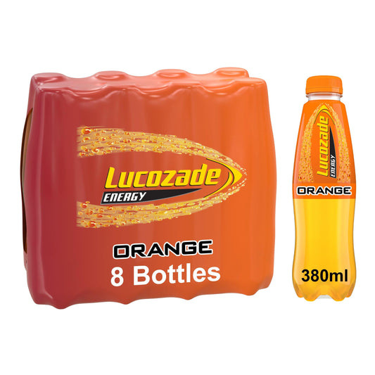 Lucozade Energy Orange 8 x 380ml Multipack