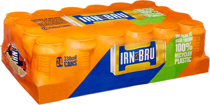 IRN-BRU 1901, 24 Pack A Very Special Vintage Recipe, No Caffeine, Full Sugar, Taste The First Ever IRN-BRU Recipe - 24 x 330ml Cans