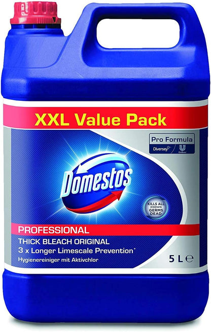 Domestos Extended Germ Kill Bleach, 5 L - 2 Pack