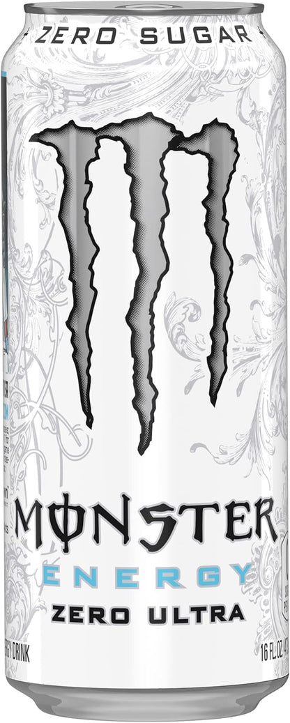 Monster Energy Ultra Rosá sugar-free energy drink, 473 ml (pack of 24).