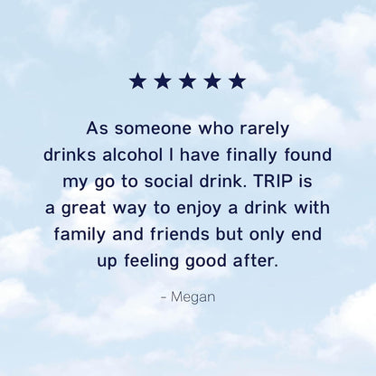 TRIP Mindful Blends - Mixed Pack Sparkling Drink with 1440MG Magnesium + Lion’s Mane + Chamomile + Lemon Balm. Low Calorie and Vegan (Pack of 12 x 250ml)