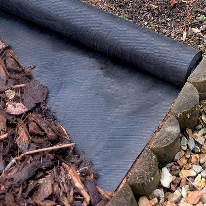 Heavy Duty Weed Control Fabric Membrane – 8m x 1.5m Garden Ground Cover Sheet for Landscaping, Pathways, Driveways, Patios, Gravel & Block Paving – UV Resistant & Water Permeable