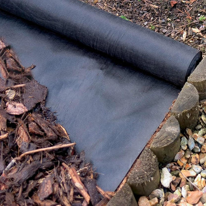 Heavy Duty Weed Control Fabric Membrane – 8m x 1.5m Garden Ground Cover Sheet for Landscaping, Pathways, Driveways, Patios, Gravel & Block Paving – UV Resistant & Water Permeable
