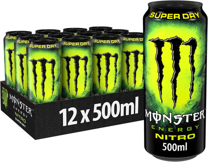 Monster Energy Nitro Super Dry, 12 x 500 ml, disposable box