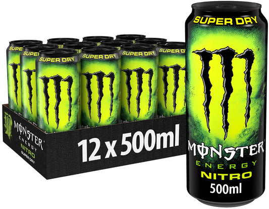 Monster Energy Nitro Super Dry, 12 x 500 ml, disposable box