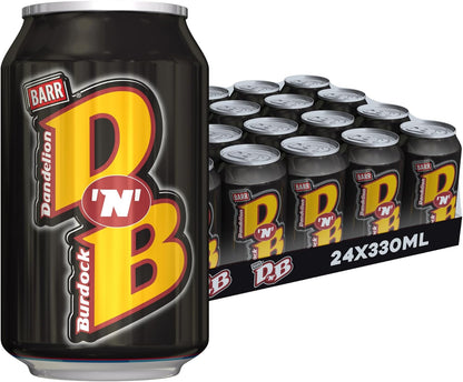 BARR Tizer 24 Pack Citrus Flavoured Fizzy Drink "Fizzingly Fun" - 24 x 330ml Cans