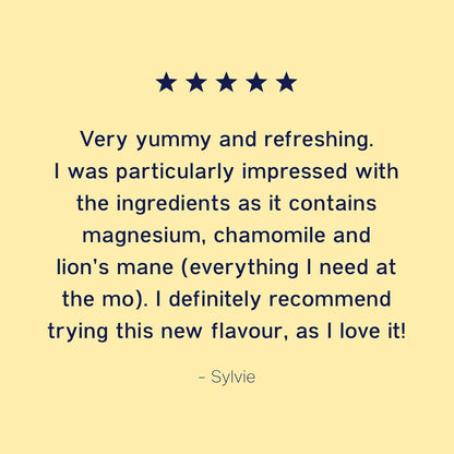 TRIP Mindful Blends - Blood Orange Sparkling drink with 1440MG Magnesium + Lion’s Mane + Chamomile + Lemon Balm. Low Calorie, No Added Sugar and Vegan (Pack of 12 x 250ml)