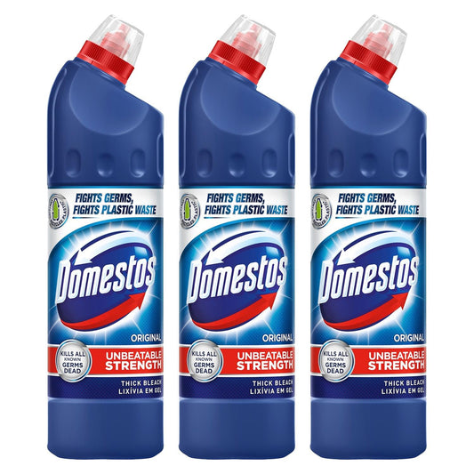 Domestos Toilet Bleach Blue 750ml Pack of 3 - 481001