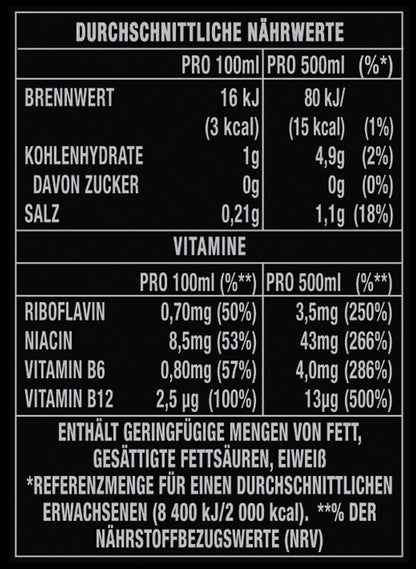 Monster Energy Absolutely Zero Energy Drink with Classic Monster Flavour but Zero Sugar & Zero Calories, Energy Drink Palette, Disposable Tin (24 x 500 ml)