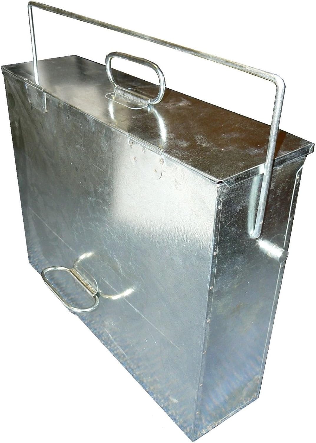 Hardware 2 ur Door Galvanised Hot & Cold Ash Carrier Box Tidy Metal for Coal Wood Fire