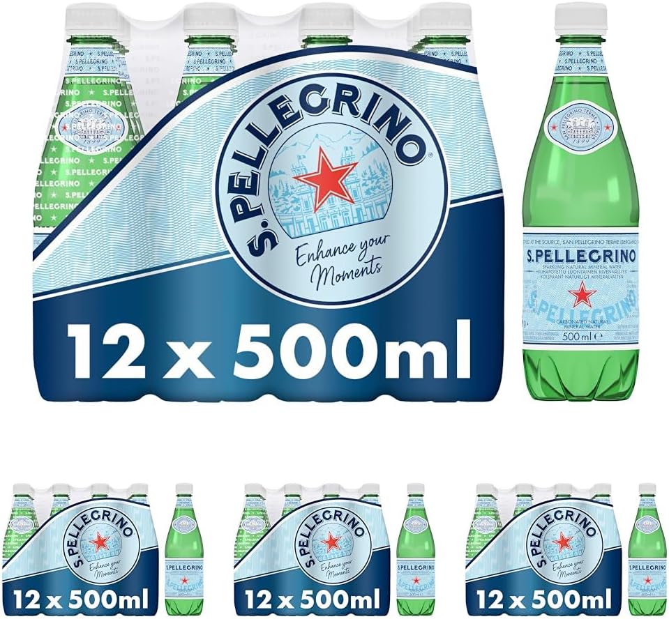 San Pellegrino Sparkling Natural Mineral Water 12x500ml