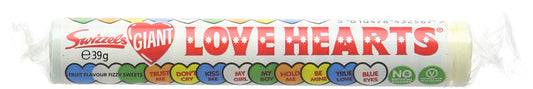 Swizzels Matlow Giant Love Hearts 39 g (Pack of 24)