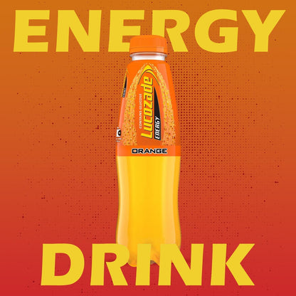 Lucozade Energy Orange Crush Drink 380 ml (Pack of 24)