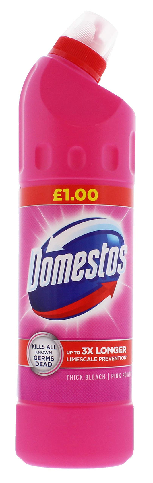 Domestos Bleach Pink Power, 9 x 865 , 7785 g